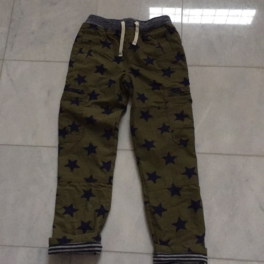 Lined pull-on cargos